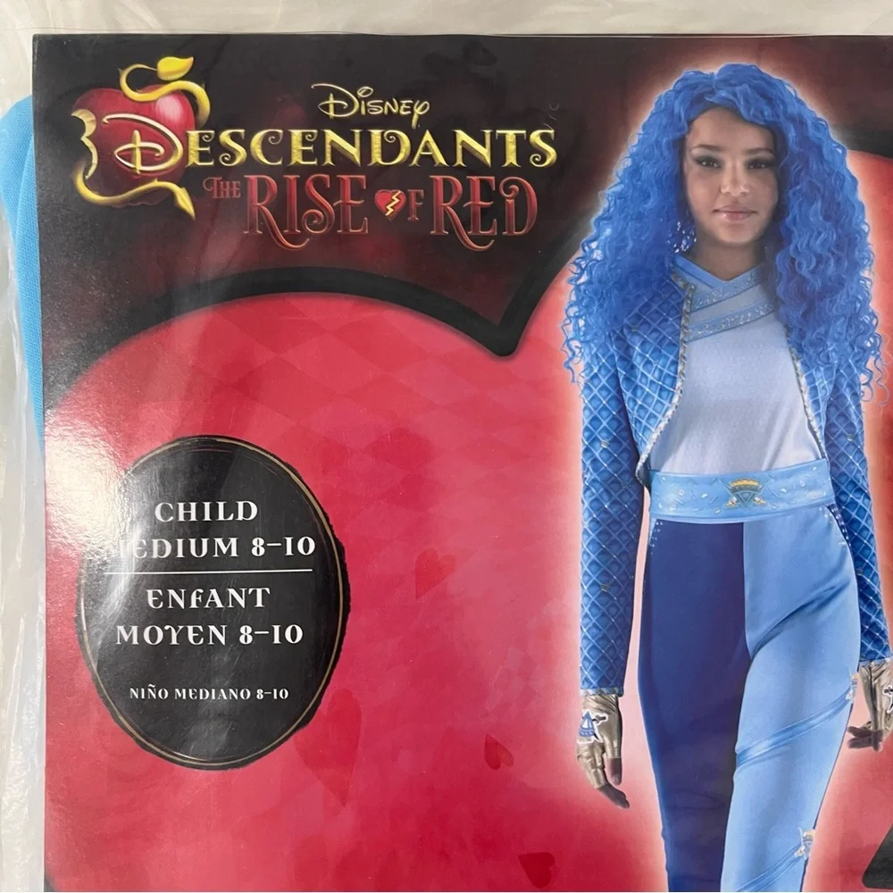 Disney Descendants Chloe girls Costume with wig M 8-10